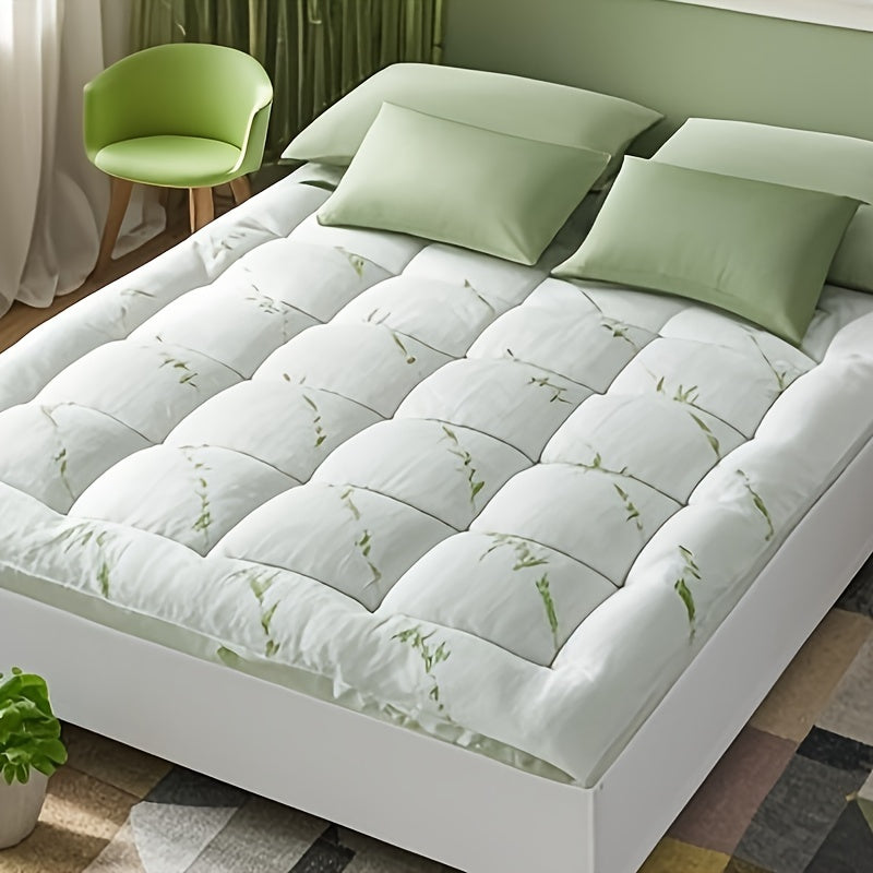Thick Mattress Topper Queen, Pillow-Top Overfilled 900 GSM Down Alternative Quilted Cooling Pad, 8-24" Deep, Full Size Mattress, Mattress Topper Full Size, Mattress Protector, Portable Folding Mattress, Tri Fold Mattress, Mat