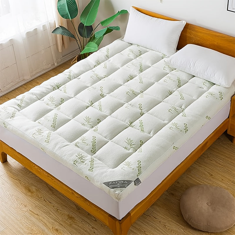Thick Mattress Topper Queen, Pillow-Top Overfilled 900 GSM Down Alternative Quilted Cooling Pad, 8-24" Deep, Full Size Mattress, Mattress Topper Full Size, Mattress Protector, Portable Folding Mattress, Tri Fold Mattress, Mat