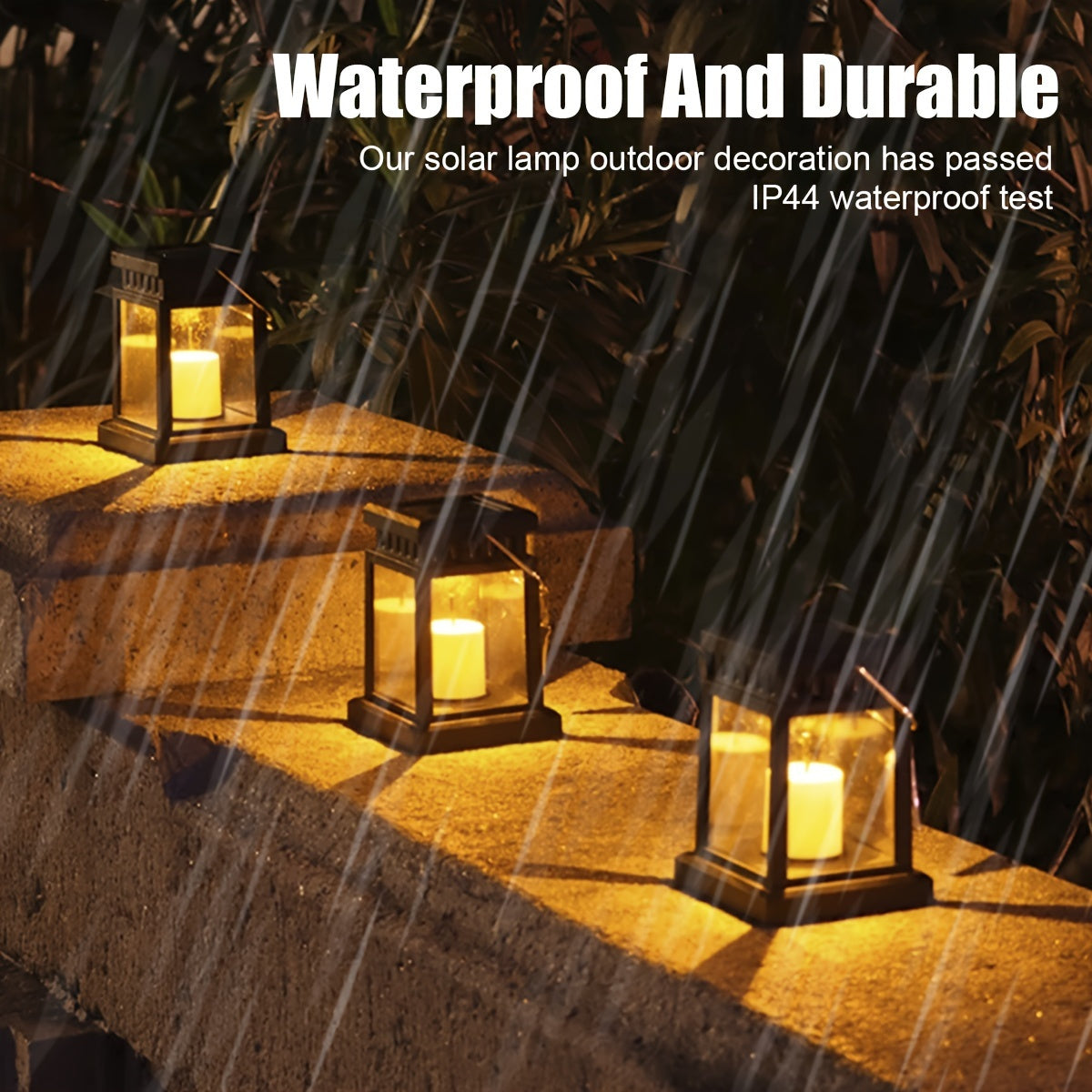 1/ 2/ 4 Garden Decoration Outdoor Solar Lights, Retro Palace Lights, Hanging Candle Lights, Landscape Lighting Floor Lights, Solar Lanterns RV Light RV Camping