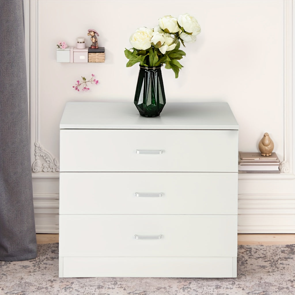 Nordic Chest of Drawers Bedroom Bedside Cabinet White Black Storage Cabinet Three Drawers Four Drawers Design Suitable for Entrance And Living Room Storage Organization Artifact