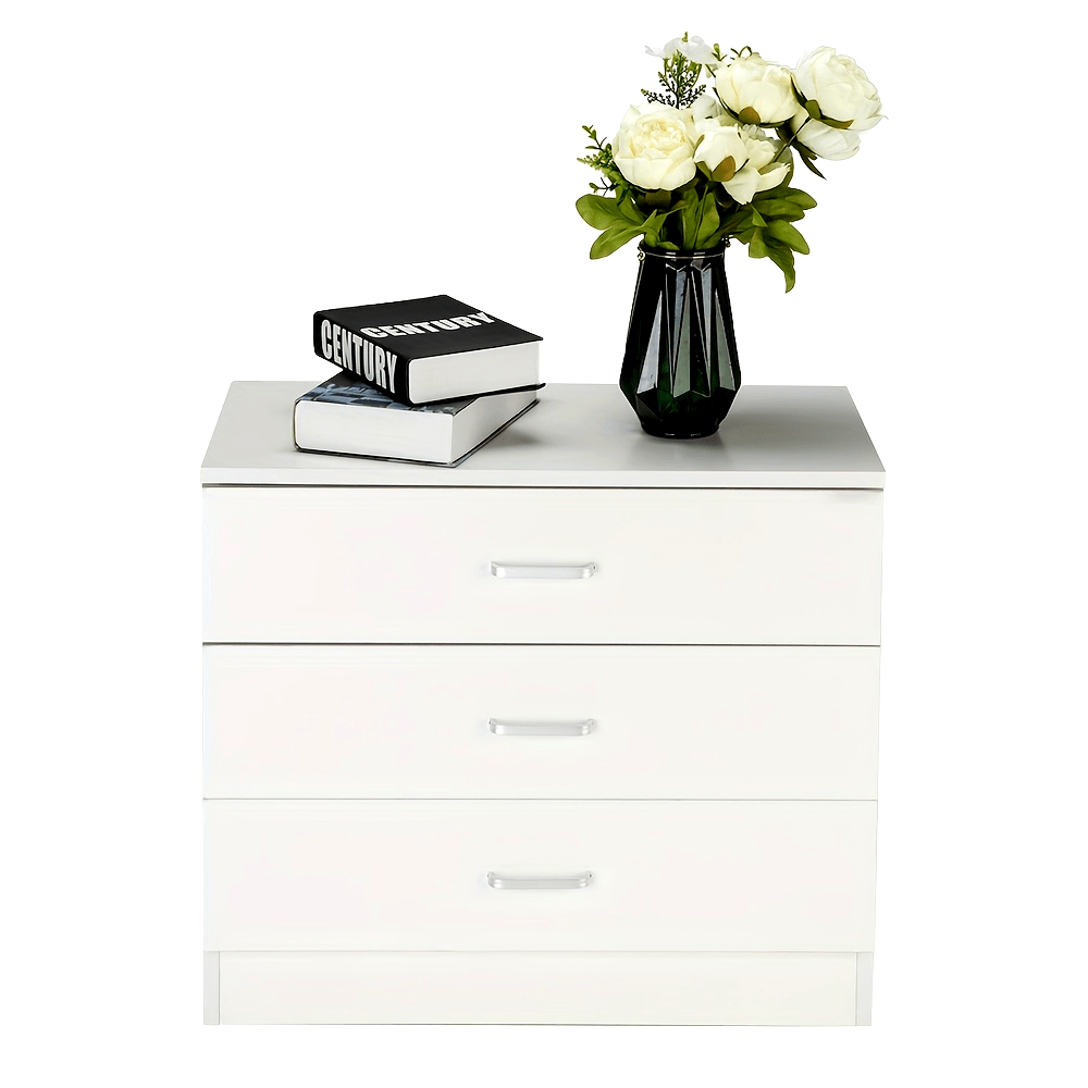 Nordic Chest of Drawers Bedroom Bedside Cabinet White Black Storage Cabinet Three Drawers Four Drawers Design Suitable for Entrance And Living Room Storage Organization Artifact