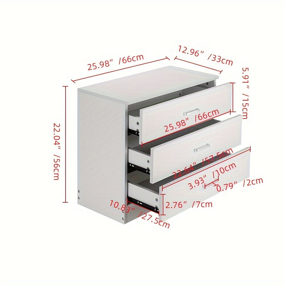 Nordic Chest of Drawers Bedroom Bedside Cabinet White Black Storage Cabinet Three Drawers Four Drawers Design Suitable for Entrance And Living Room Storage Organization Artifact