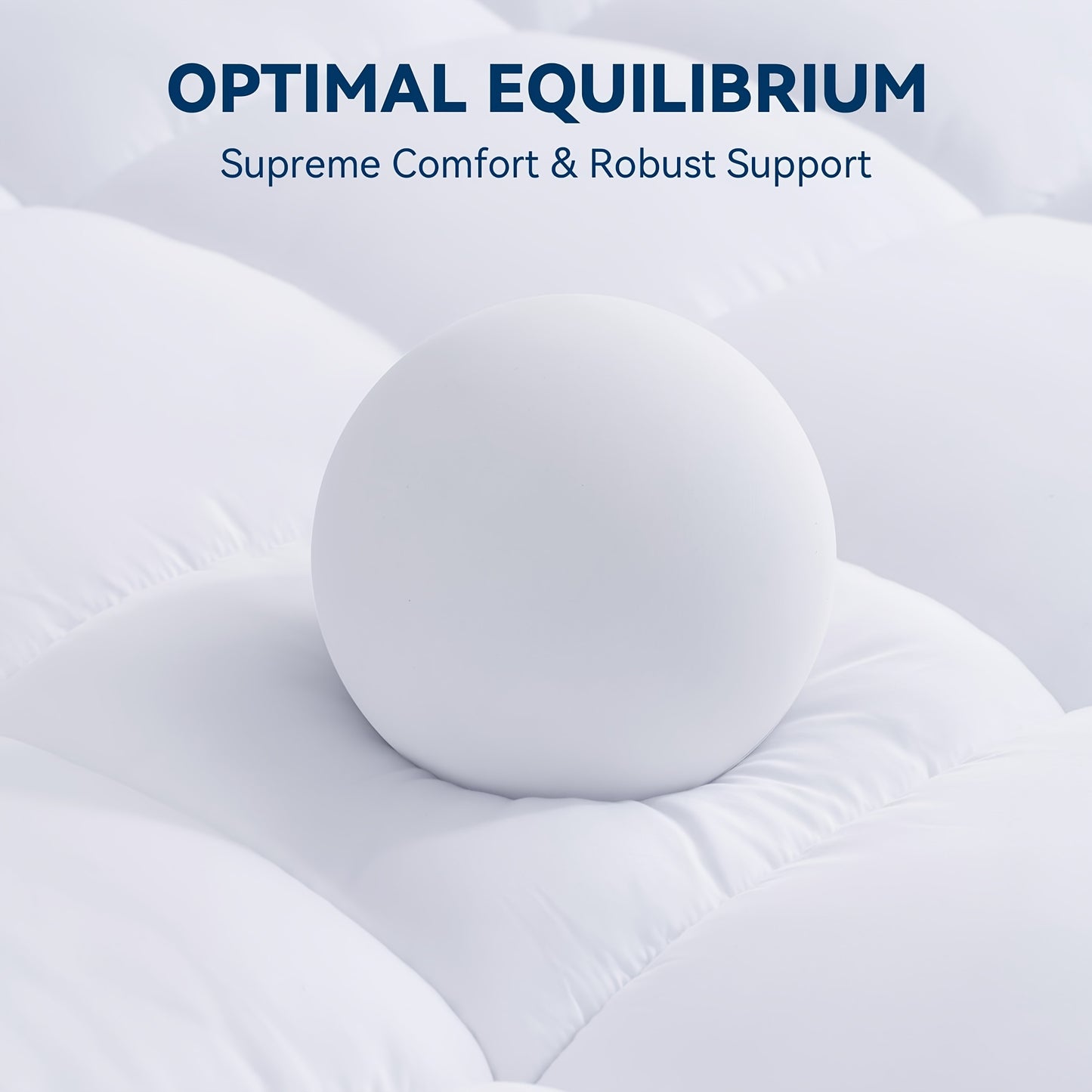 Twin Mattress Topper, 500 GSM Pillow Top, Quilted Fitted Mattress Protector with 8-21" Deep Pocket, Soft Mattress Pad Twin Size - White, Mattress Topper Extra Thick, Foldable Mattress, Mattress Protector, King Size Mattress T