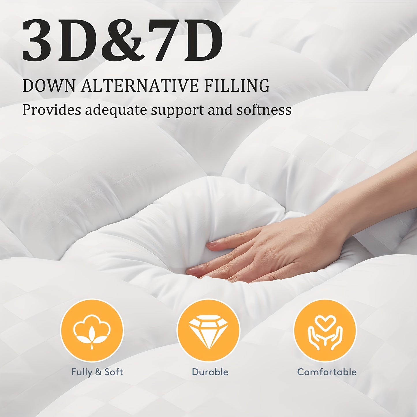 Extra Thick Mattress Padhave A Productive Night'S Sleep, Mattress Topper Cooling Mattress Protector with 8-21 Inch Deep Pocket.1000Gsm