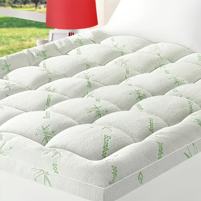 Thick Mattress Topper Queen, Pillow-Top Overfilled 900 GSM Down Alternative Quilted Cooling Pad, 8-24" Deep, Full Size Mattress, Mattress Topper Full Size, Mattress Protector, Portable Folding Mattress, Tri Fold Mattress, Mat