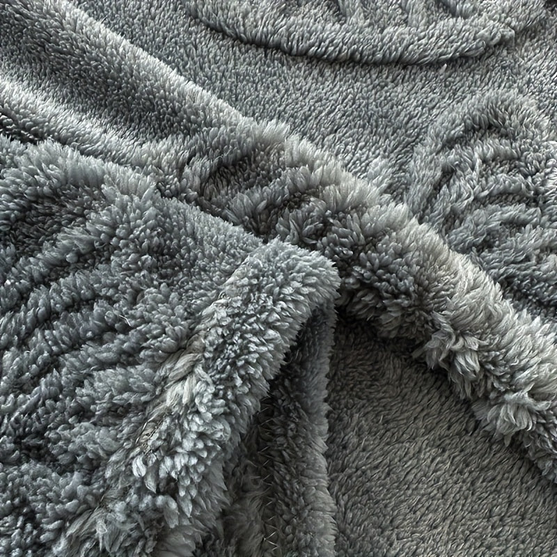 Tufted Throw Blanket-Premium Flannel Fleece for All-Season Cozy Comfort | Versatile Use: Bed, Couch, Office, Camping, Lunch Nap & Air Conditioning | Ultra-Soft, Lightweight & Stylish Home Decor