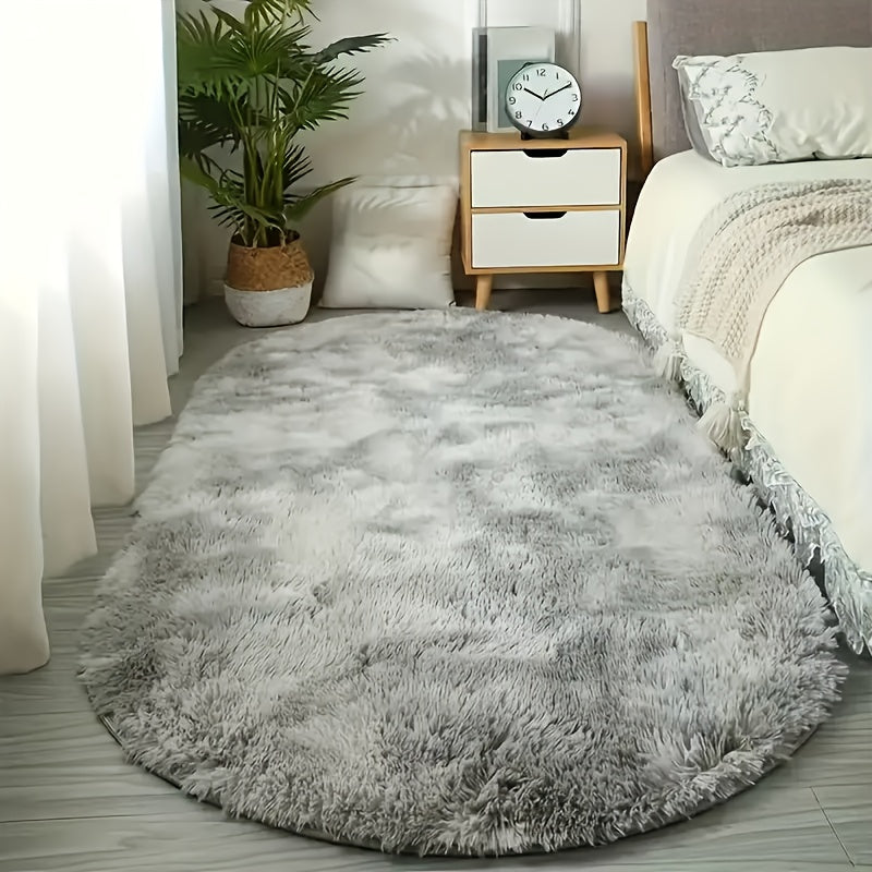 1pc Soft Shaggy Runner Rug for Bedroom, 2x6 Feet Indoor Modern Fluffy Area Rugs Fuzzy Carpet for Hallway Bedside, Easy to Clean, Upgrade Non-Slip Shag Plush Rug for Dorm Living Room, Winter indoor flooring, Heating Next to th