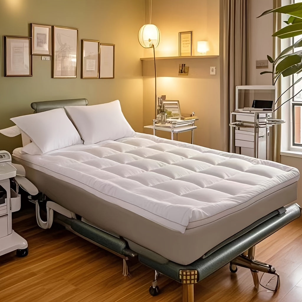 Mattress Topper Cooling Extra Thick Mattress Pad Cover With 8-21 Inch Deep Pocket, Plush Pillow Top Mattress Topper Overfilled With Down Alternative