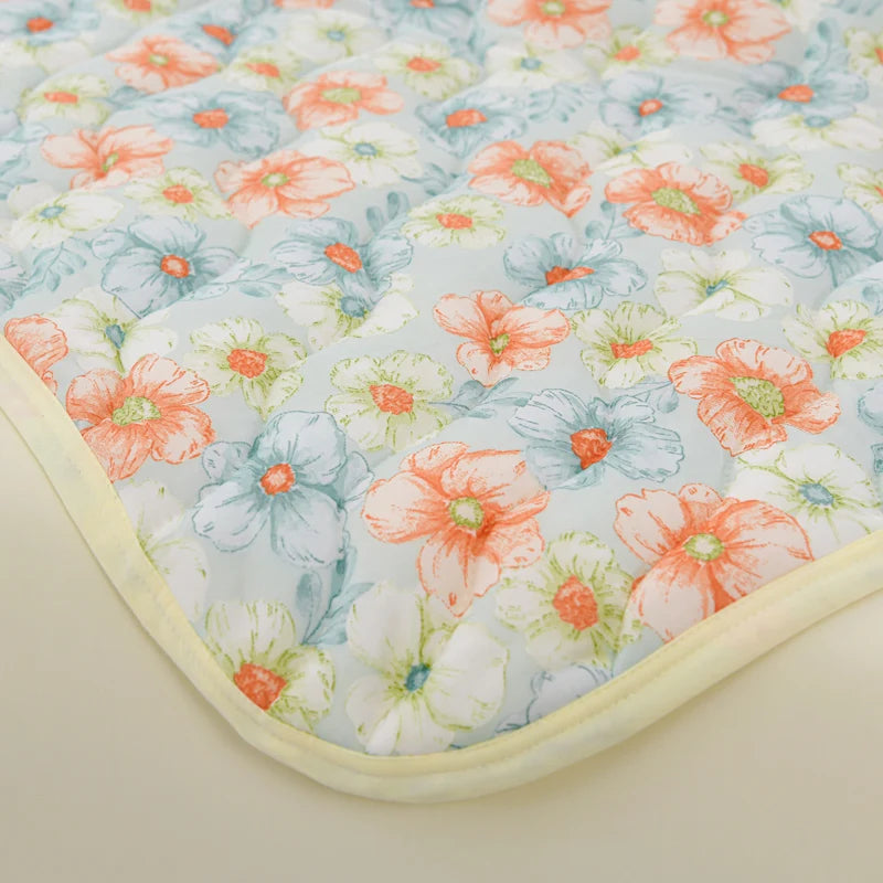 New Printed Cool Feeling Spring Summer Quilt Soft Comfortable Quilted Quilts Single Double Blanket for Bed Comforter Thin Duvet