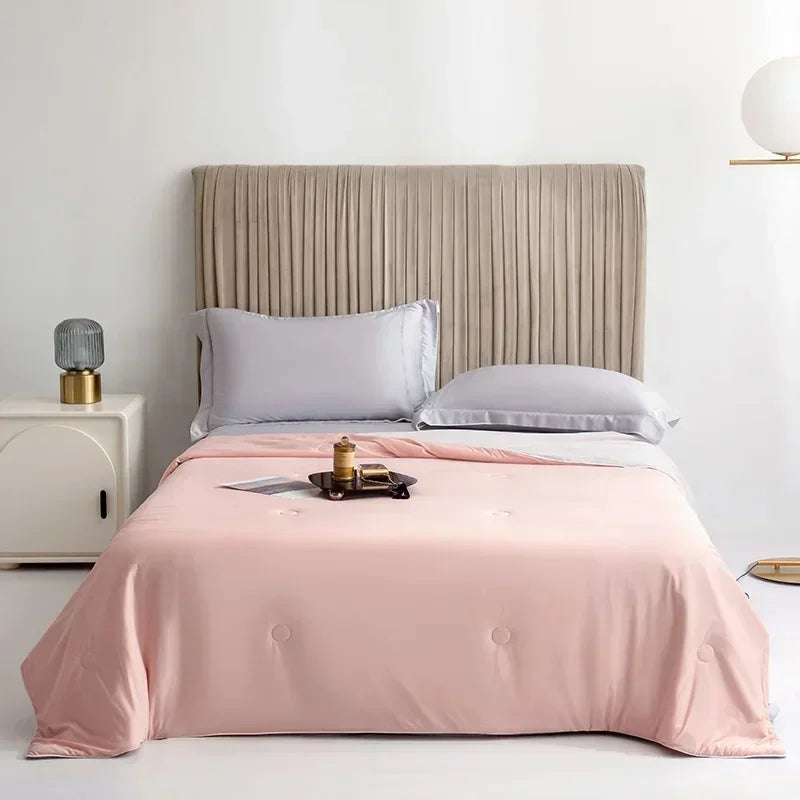 Cooling Fabric Air Condition Quilt Cool Blankets for Beds Double Side Cold Silky Summer Blanket Lightweight Cooled Comforter