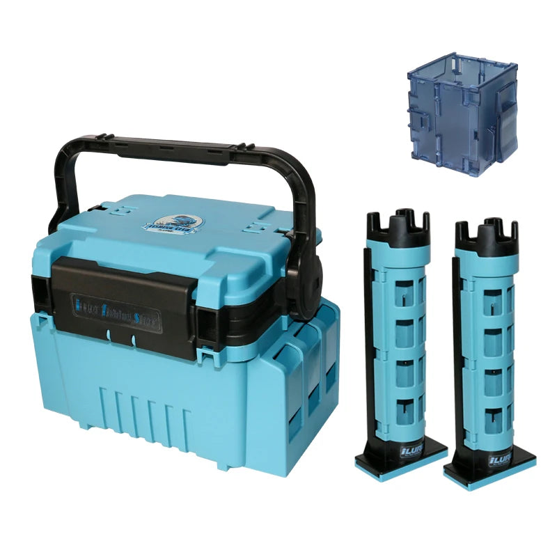 Fishing Tool Box Multi-function Plastic Bait Case Fisherman Tackle Container Accessories Storage Organizer Sea Goods for Fishing