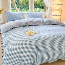 Kawaii Bear Printed Bed Set Floral Duvet Cover Pillowcase Bedding Set Cute Dog Bed Linen Sheet Quilt Cover Full Queen King Size