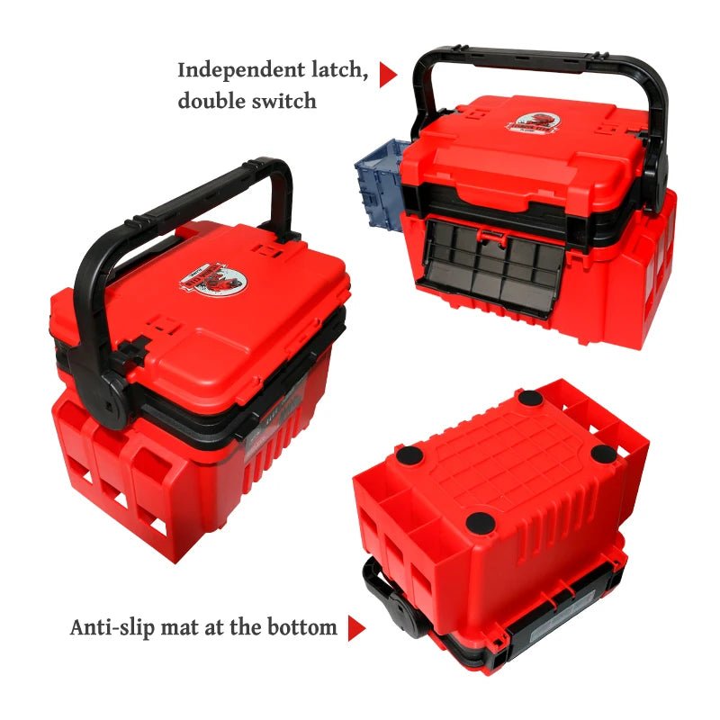 Fishing Tool Box Multi-function Plastic Bait Case Fisherman Tackle Container Accessories Storage Organizer Sea Goods for Fishing