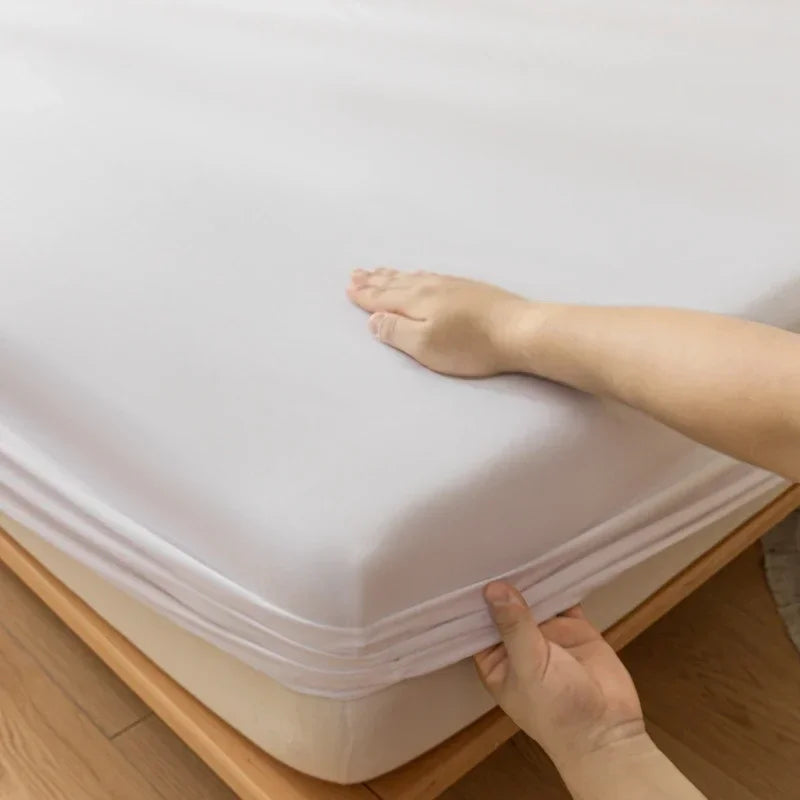 2 People Luxury Double Bed Bed Sheet Elastic Fitted Sheet Mattress Cover Couple Bed Linen 150/180x200 Bedding Queen King Size