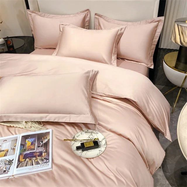 3pcs Set Luxury Bedding Set 100% Egyptian Cotton Duvet Cover Set Single Double Queen King Bed Cover Soft Quilt Cover Pillowcase