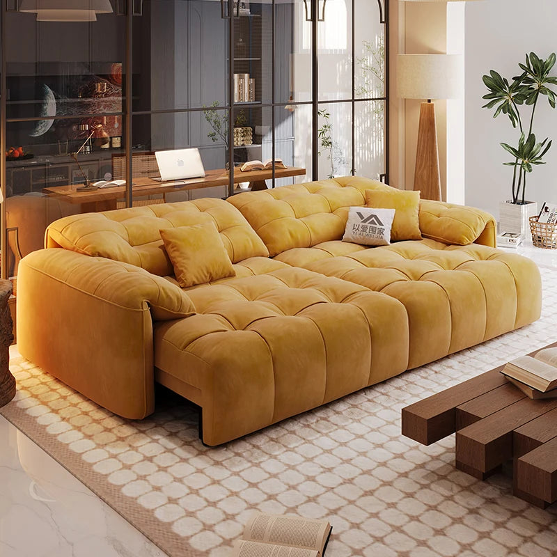 Luxury Living Room Sofas Large European Nordic Electric Modern Foldable Puffs Couch Bed Chaise Designer Divani Home Furniture