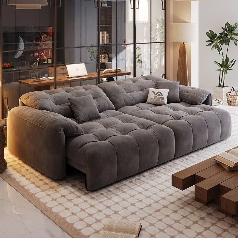 Luxury Living Room Sofas Large European Nordic Electric Modern Foldable Puffs Couch Bed Chaise Designer Divani Home Furniture