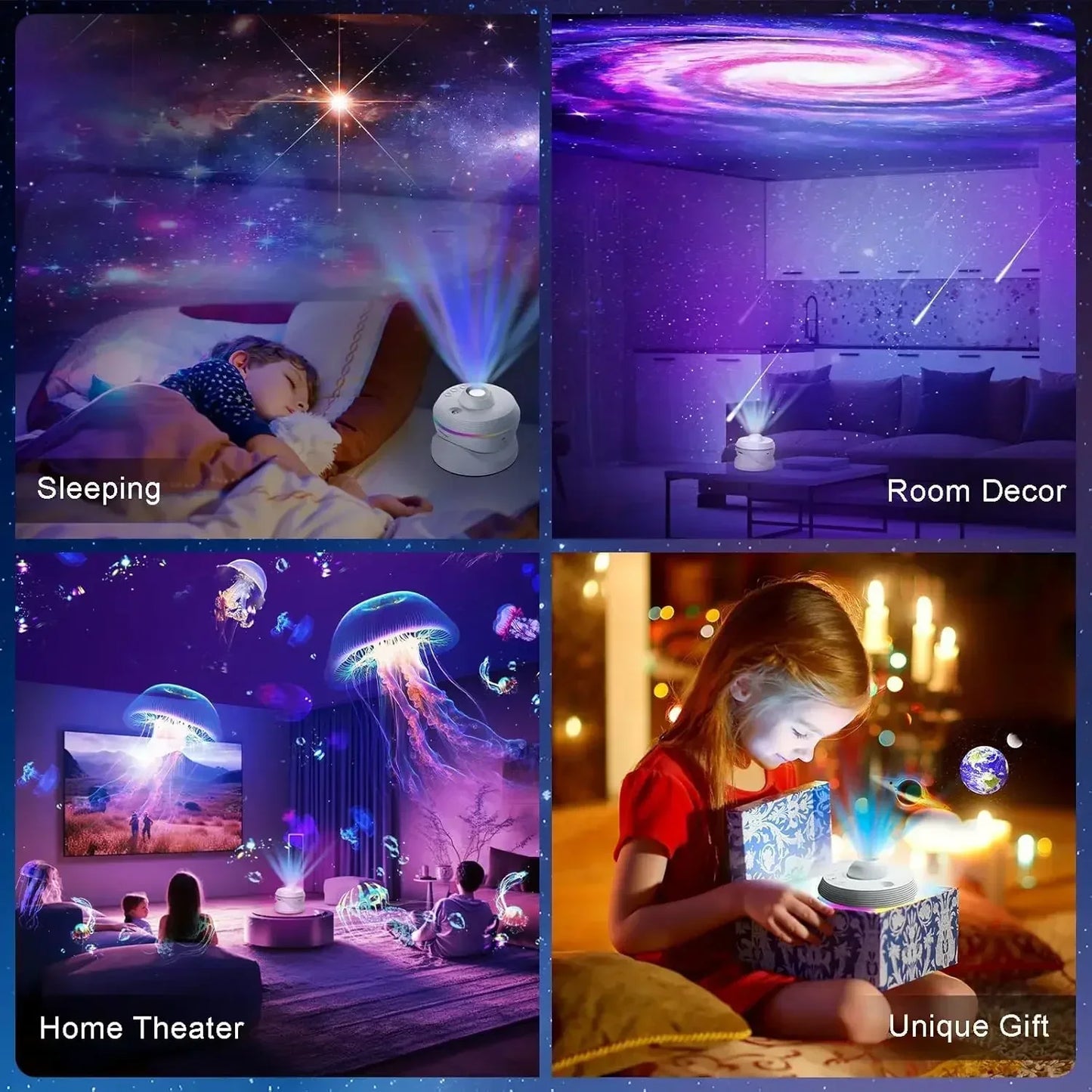 Xiaomi LED Night Light Galaxy Star Projector 4K HD 13 IN 1 Planetarium Projector 360° Rotation For Bedroom Decor Children Gift