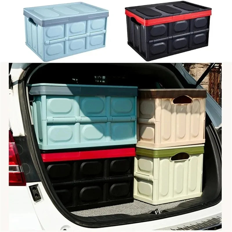 Dormitory Loading Book Snack Storage Travel Storage Box Portable Car Backup Folding Storage Box Car Multi-functional Storage Box