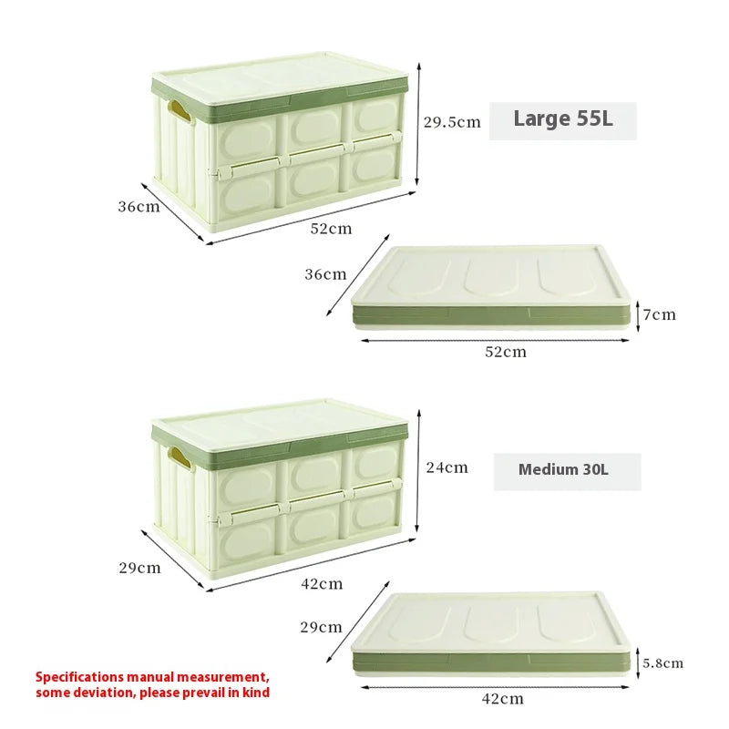 Dormitory Loading Book Snack Storage Travel Storage Box Portable Car Backup Folding Storage Box Car Multi-functional Storage Box