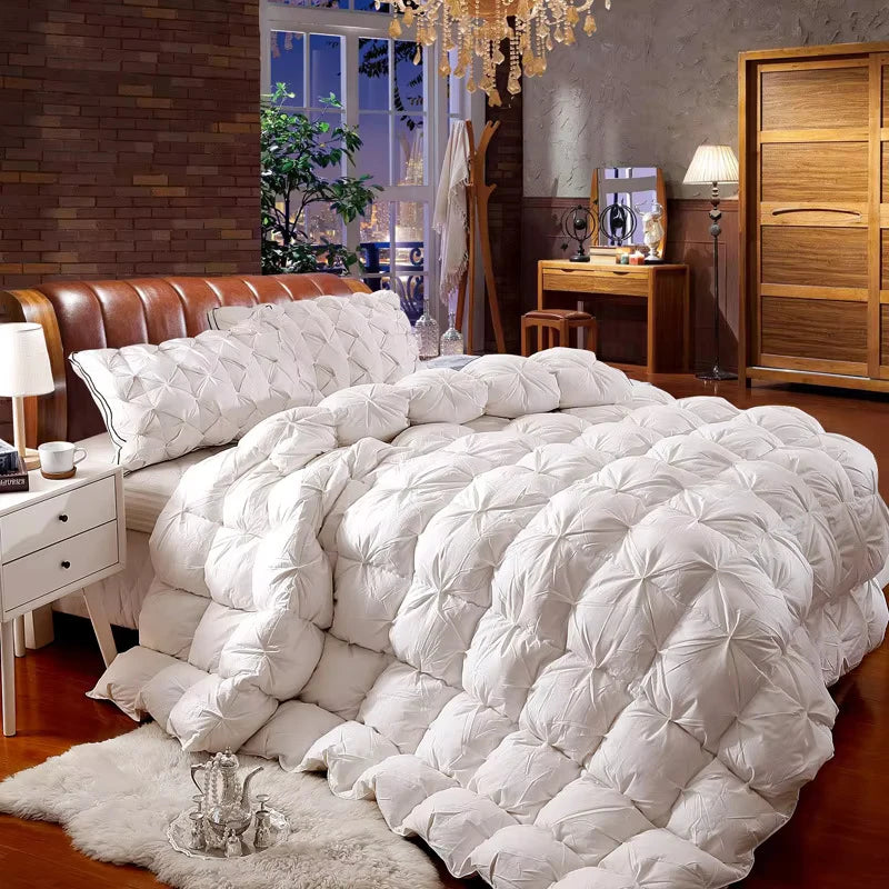 UVR 95% White Goose Down Comforter Down Comforter 5 Star Hotel Winter Down Comforter Full Cotton Comforter Double Bed Full Size