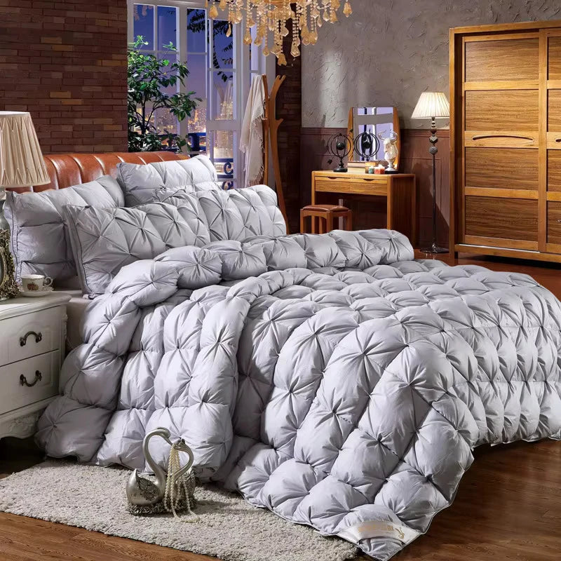 UVR 95% White Goose Down Comforter Down Comforter 5 Star Hotel Winter Down Comforter Full Cotton Comforter Double Bed Full Size