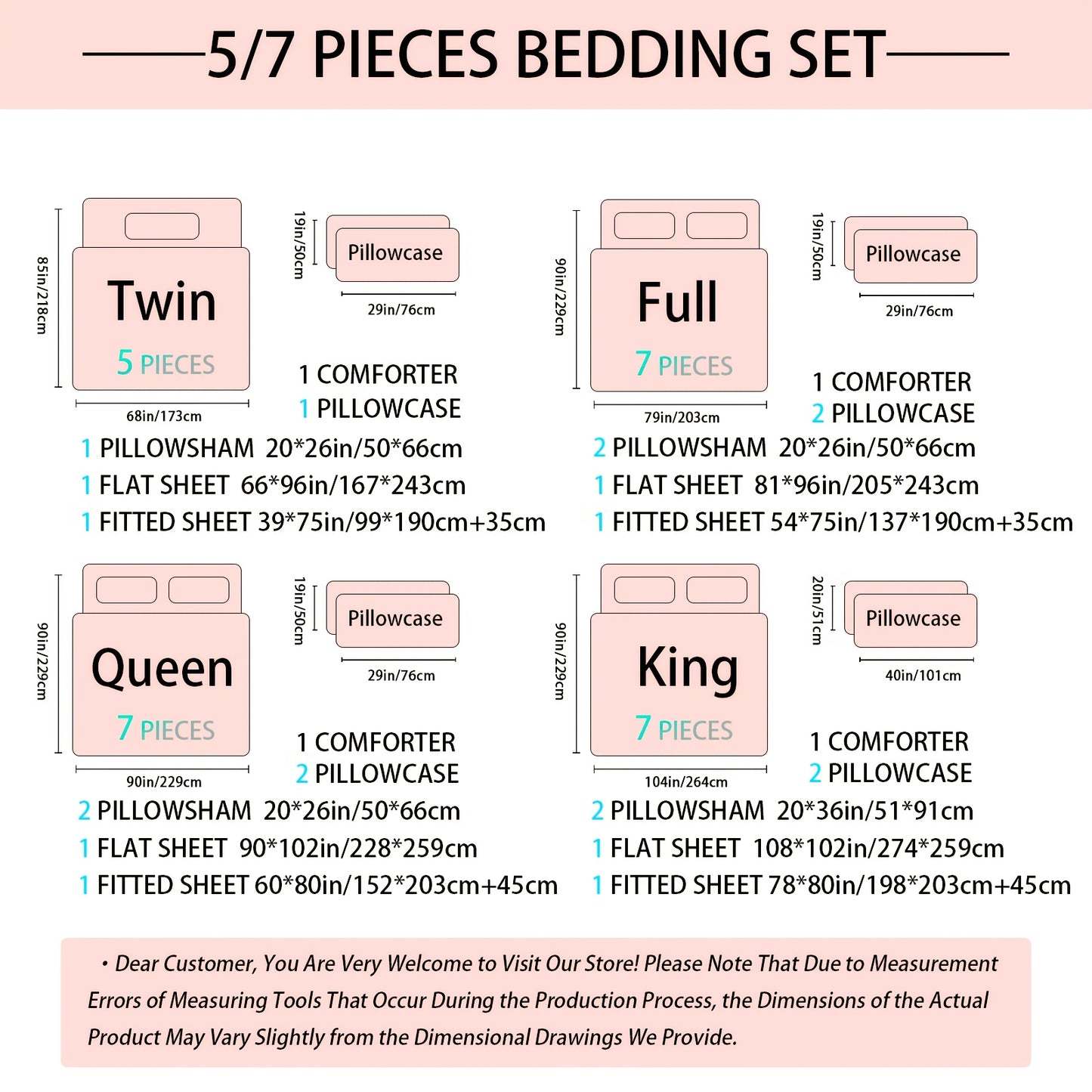 5pcs or 7pcs Geometric Quilted Rectangular Comforter Sets Queen - Soft & Comfortable All-Season Bedding Set with Wrapped Mattress, High-End Hotel Dorm Decor, Includes Comforter Pillowcase, Flat Sheet, Fitted Sheet, Microfiber