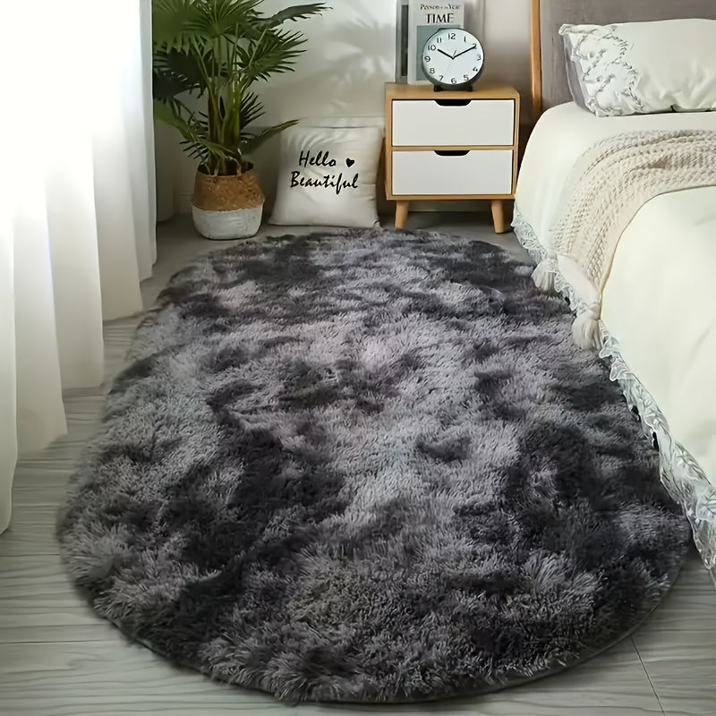 1pc Soft Shaggy Runner Rug for Bedroom, 2x6 Feet Indoor Modern Fluffy Area Rugs Fuzzy Carpet for Hallway Bedside, Easy to Clean, Upgrade Non-Slip Shag Plush Rug for Dorm Living Room, Winter indoor flooring, Heating Next to th