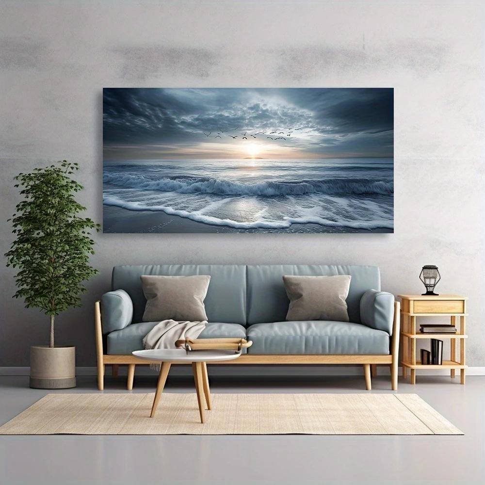 1 piece of beautiful room decoration wood frame wall decoration canvas print (flat) - modern fashion style, abstract irregular shape combination, creative gift choice. Suitable for living room, bedroom, office, bar, cafe hote