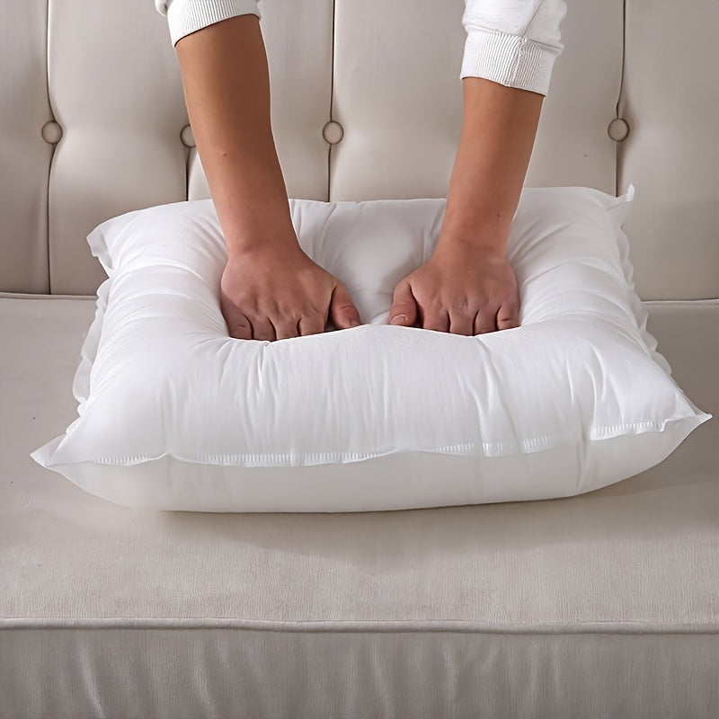 2pcs/4pcs Throw Pillow Cushions, Square Filled Pillow Core, Filled Fake Square Pillow Filler, for Living Room, Bedroom, Dormitory, Office, Home Decoration