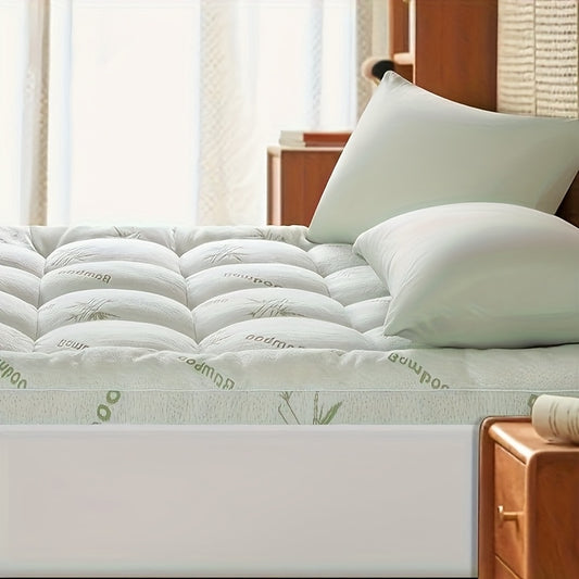 Mattress Topper Cooling Extra Thick Mattress Pad Cover With 8-21 Inch Deep Pocket, Plush Pillow Top Mattress Topper Overfilled With Down Alternative
