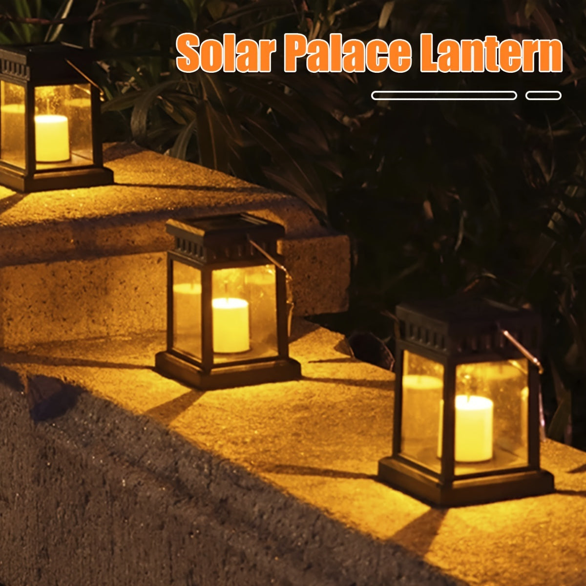 1/ 2/ 4 Garden Decoration Outdoor Solar Lights, Retro Palace Lights, Hanging Candle Lights, Landscape Lighting Floor Lights, Solar Lanterns RV Light RV Camping
