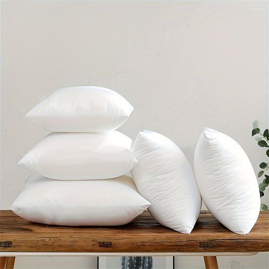 2pcs/4pcs Throw Pillow Cushions, Square Filled Pillow Core, Filled Fake Square Pillow Filler, for Living Room, Bedroom, Dormitory, Office, Home Decoration