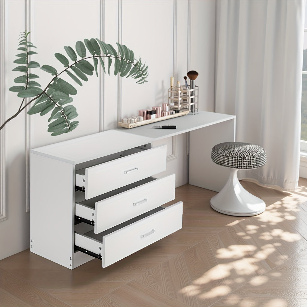 Nordic Chest of Drawers Bedroom Bedside Cabinet White Black Storage Cabinet Three Drawers Four Drawers Design Suitable for Entrance And Living Room Storage Organization Artifact