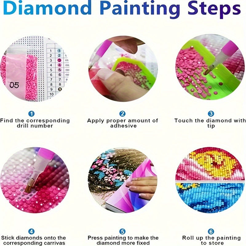 [1pc 5D Diamond Painting] 1pc Large 5D DIY Diamond Painting Kit | Misty Forest Plum Blossom Pattern, Frameless Rhinestone Decor Gift, Birthday Present, Adult Diamond Embroidery Mosaic Beginner's Drill Set, 50x150cm/19.69x59.0