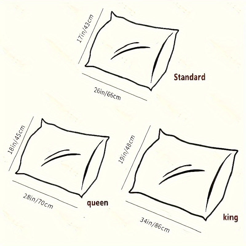 2-Pack Luxury Cooling Bed Pillows - Breathable Down Alternative Gusseted Supportive Pillows with White & Navy Blue Elegant Pattern, Soft Fiber Fill, Machine Washable - Hotel & Home Bedding for Side/Back/Stomach Sleepers, All-