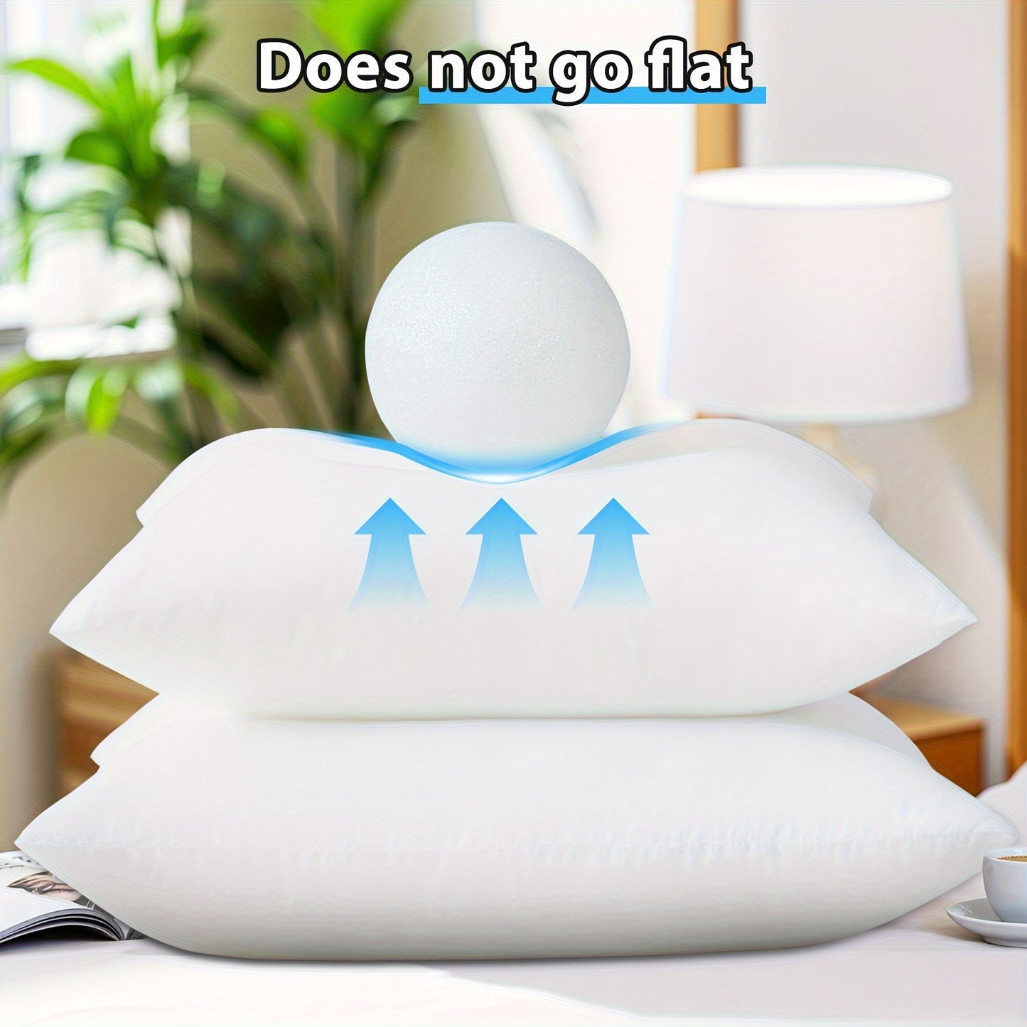 4pcs Soft, Washable Premium Throw Pillow Inserts with Zip Closure - Square Cushion Covers for Sofa, Bed, And Holiday Decor|Classic Pillow Style | Suitable for Bedroom, Sofa, Patio, Etc., A Perfect Home And Holiday Gift