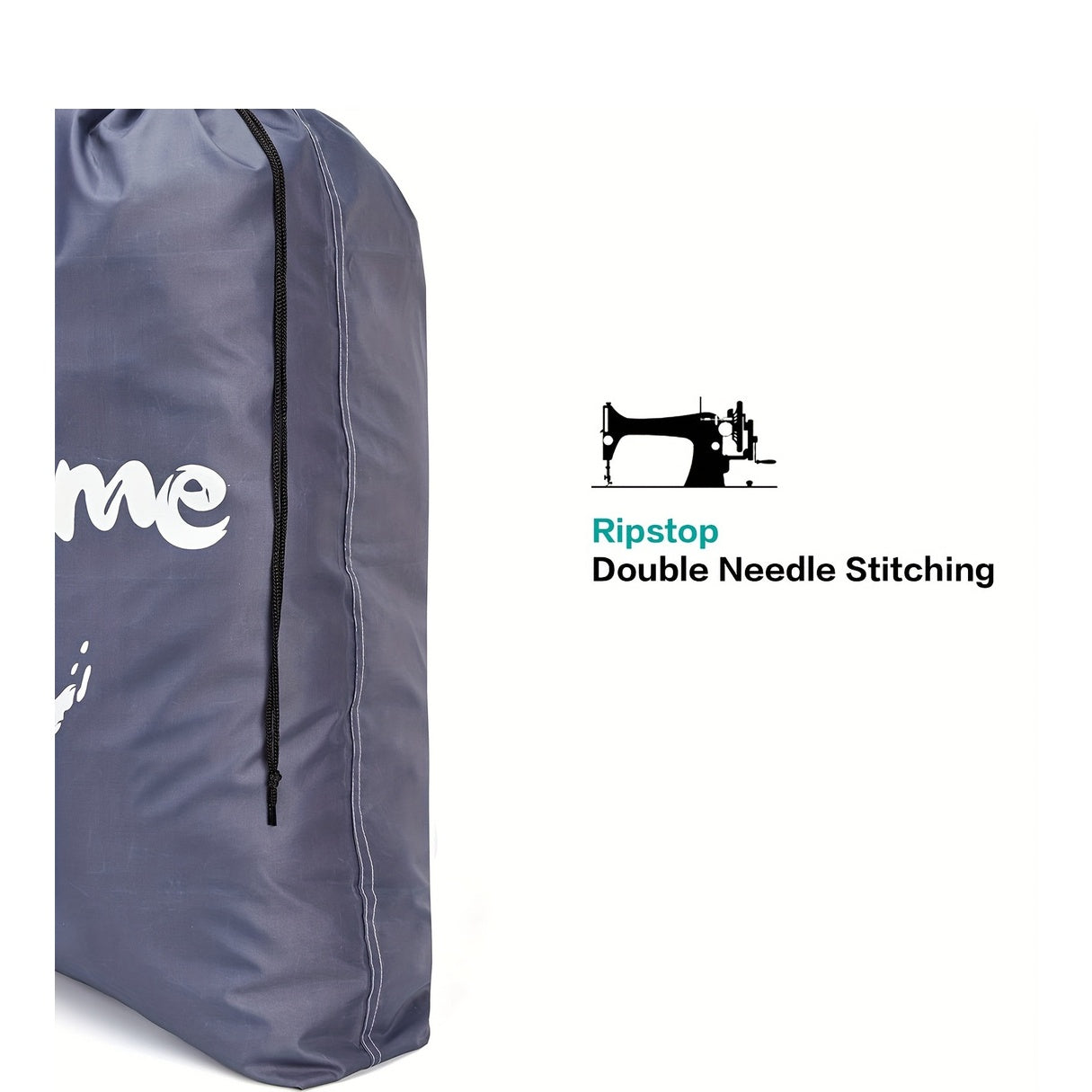 2 Pack XL Wash Me Travel Laundry Bag, Dirty Clothes Organizer, Large Enough to Hold 4 Loads of Laundry, Easy Fit a Laundry Hamper or Basket, Laundry Bags