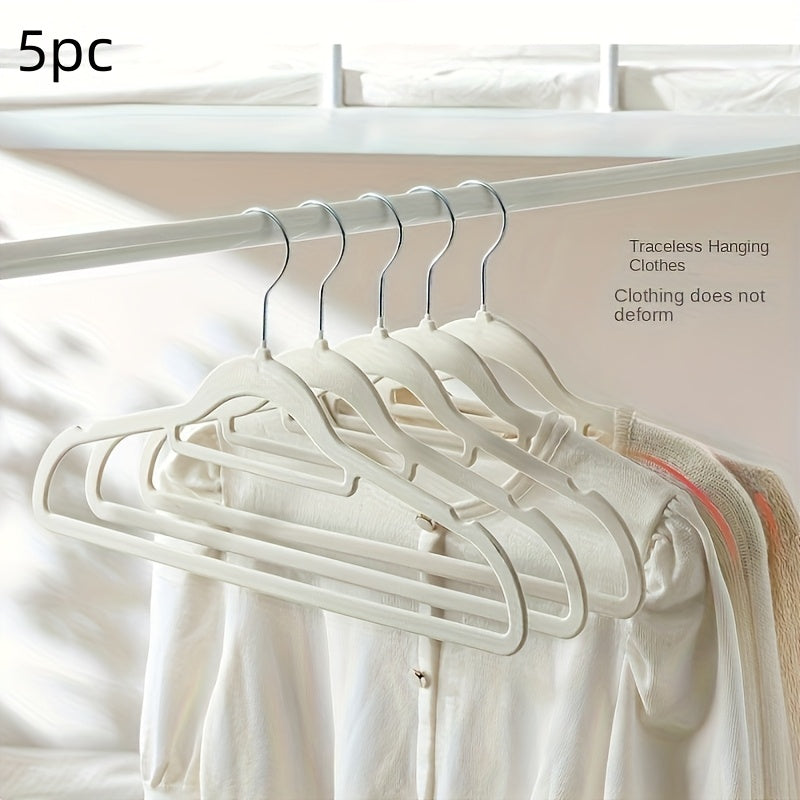 [Polished Hooks] Stainless Steel Traceless Hooks | Polished, Perfect for Dormitory Wardrobe Storage, Suitable for Dry And Wet Environments, Hangers for Clothe