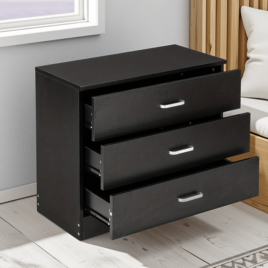 Modern Simple 3-Drawer Dresser, Drawer Storage, Bedroom Furniture, Contemporary Style, Simple Design, Quality Craftsmanship, Durable Wood, Storage Cabinet, Multidrawer Unit, Young Professionals, Small Space Homes