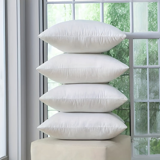PHANTOSCOPE CALIFORNIA Plush Pillow Inserts - Soft Polyester Fill, Machine Washable, Solid Color Decorative Cushion for Home & Office, All-Season Use, Holiday Decor|Minimalist Decor|Polyester Fiber Insert, Pillows for Couch