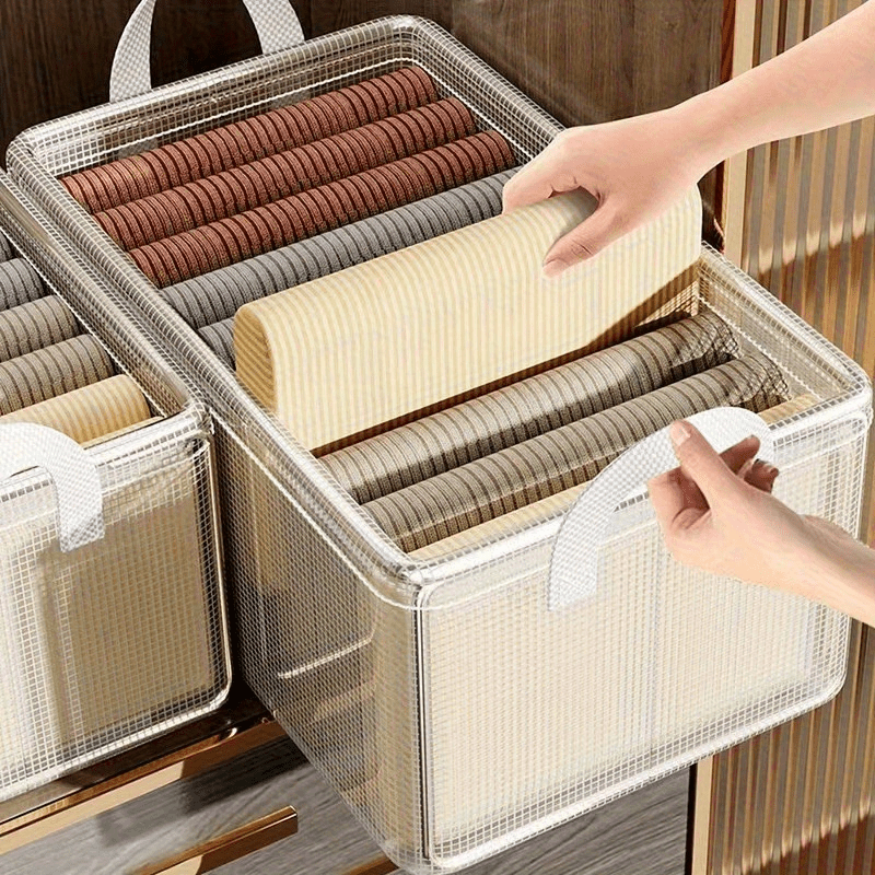 [1pc Foldable Drawer Wardrobe] Space-Saving Foldable Drawer Wardrobe with Portable Storage Bin - 1pc Ideal for Home, Dorms & RVs - Perfect for Clothes, Books & More