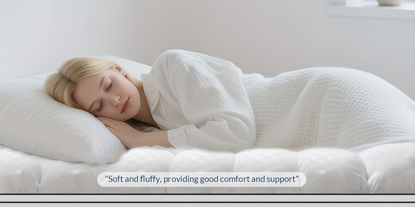Extra Thick Mattress Padhave A Productive Night'S Sleep, Mattress Topper Cooling Mattress Protector with 8-21 Inch Deep Pocket.1000Gsm