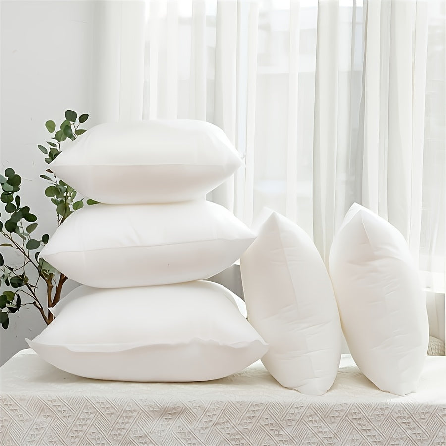 2pcs/4pcs Throw Pillow Cushions, Square Filled Pillow Core, Filled Fake Square Pillow Filler, for Living Room, Bedroom, Dormitory, Office, Home Decoration