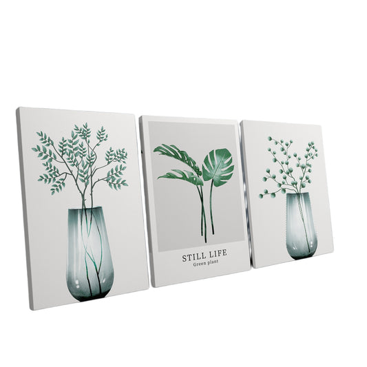 3 Pieces Modern Art Canvas Posters: Inspirational Quotes, Ideal Gift for Bedroom, Living Room, or Corridor - Wall Art, Wall Decor, Winter Decor, Room Decoration - Printed on Canvas Fabric, Wrapped in Pine Wood Frame