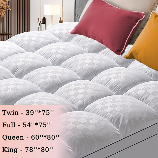 Extra Thick Mattress Padhave A Productive Night'S Sleep, Mattress Topper Cooling Mattress Protector with 8-21 Inch Deep Pocket.1000Gsm