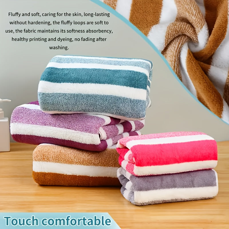 15pcs Coral Fleece Towel Set, Including 5 Face Towels, 5 Hand Towels And 5 Bath Towels, Comfortable Absorbent And Quick Drying Bath Towels, Suitable For Hotels, Sports, Travel, Fitness, Yoga, Ideal Bathroom Supplies, Wash Clo