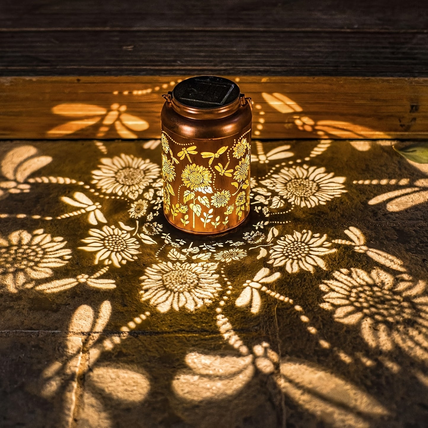 [Solar Dragonfly Lantern] 1/2pcs Solar Lantern Outdoor Hanging LED Dragonfly Decoration | Metal Garden, Yard, Patio, Lawn, Path, Landscape Lights - Gift for Women, Mom, Grandma, Autumn & Christmas Decorations