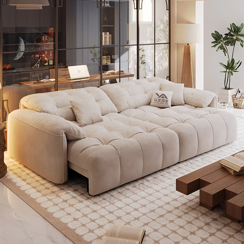 Luxury Living Room Sofas Large European Nordic Electric Modern Foldable Puffs Couch Bed Chaise Designer Divani Home Furniture