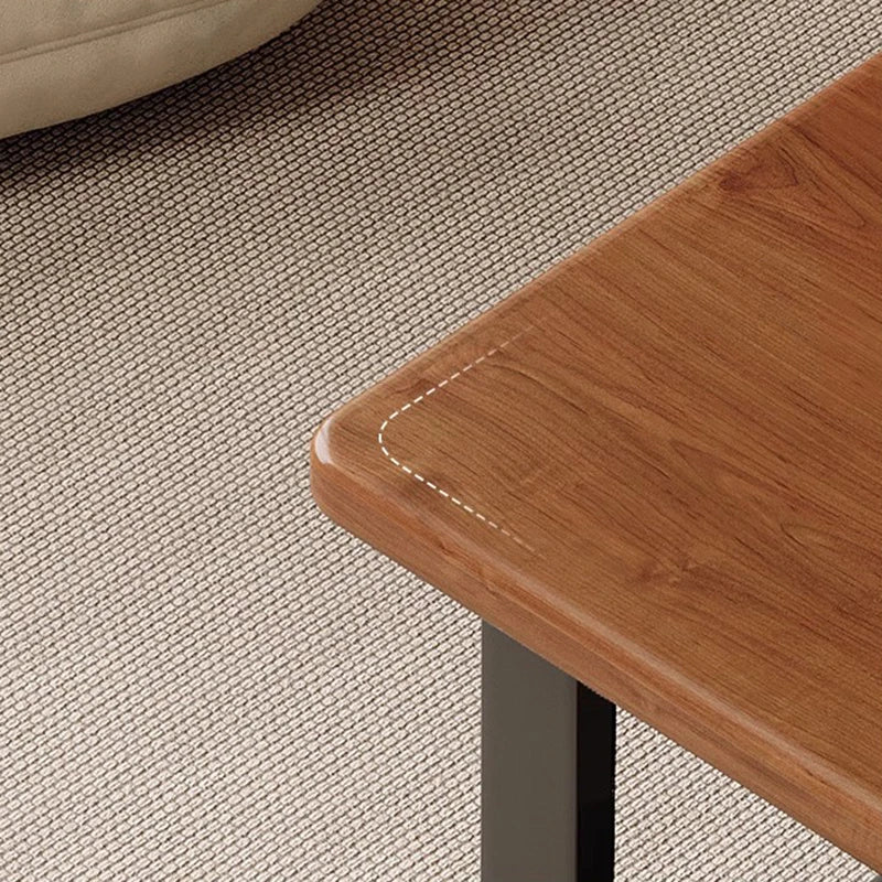 Luxury Legs Metal Coffee Tables Wood Modern Simple Minimalist Square Coffee Tables Glam Unique Table Basse Living Room Furniture